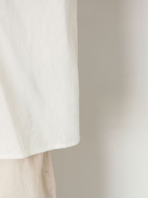 Samansa Mos2「【WEB限定】前後2WAYレース襟ブラウス」|シャツ・ブラウス|