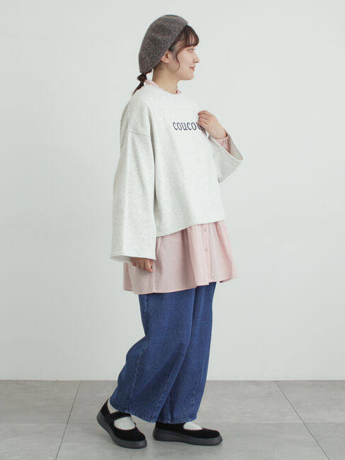 Samansa Mos2「柄アソートティアードフリルチュニック」|シャツ・ブラウス|