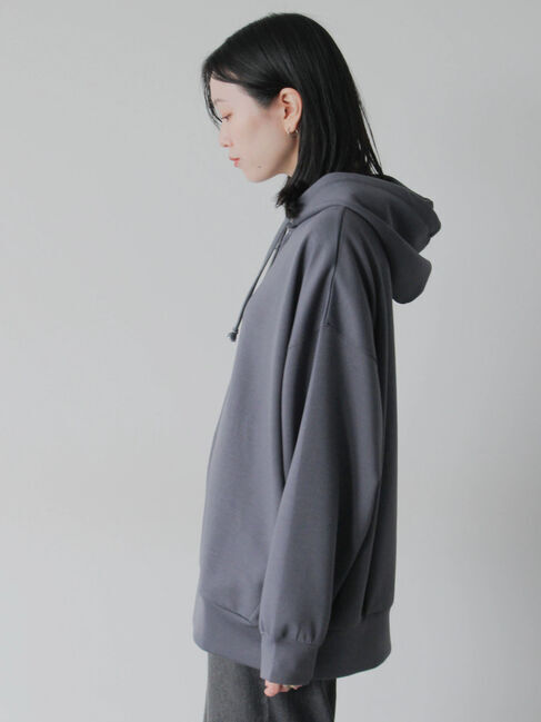 Samansa Mos2 blue「ダンボールジップパーカー」|Tシャツ・カットソー|