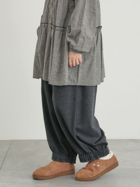 Samansa Mos2「【帯電防止裏地】ヘリンボーンバルーンパンツ《M/Lサイズ》」|その他|