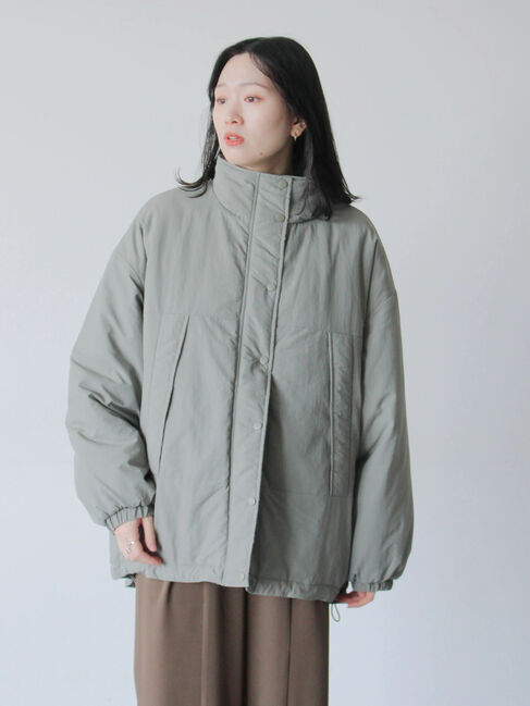 Samansa Mos2 blue「中綿モンスターコート」|その他|