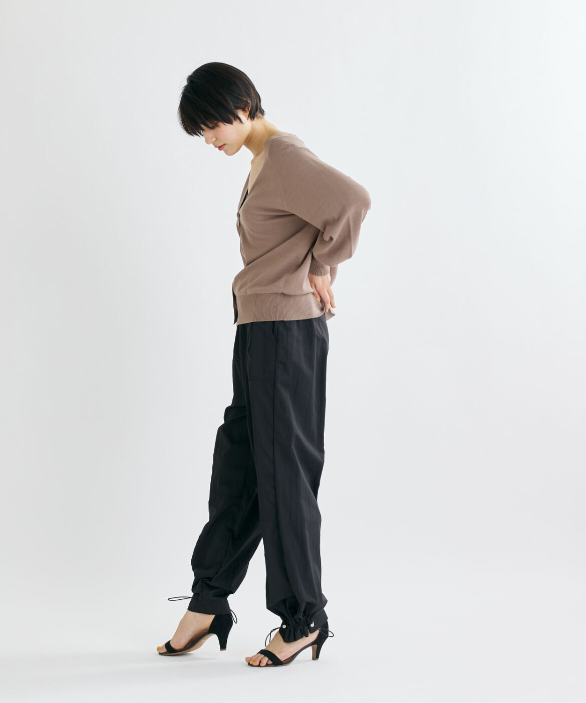 INED「《INED CLARO》ヴィスコースエステルカーディガン」|カーディガン|