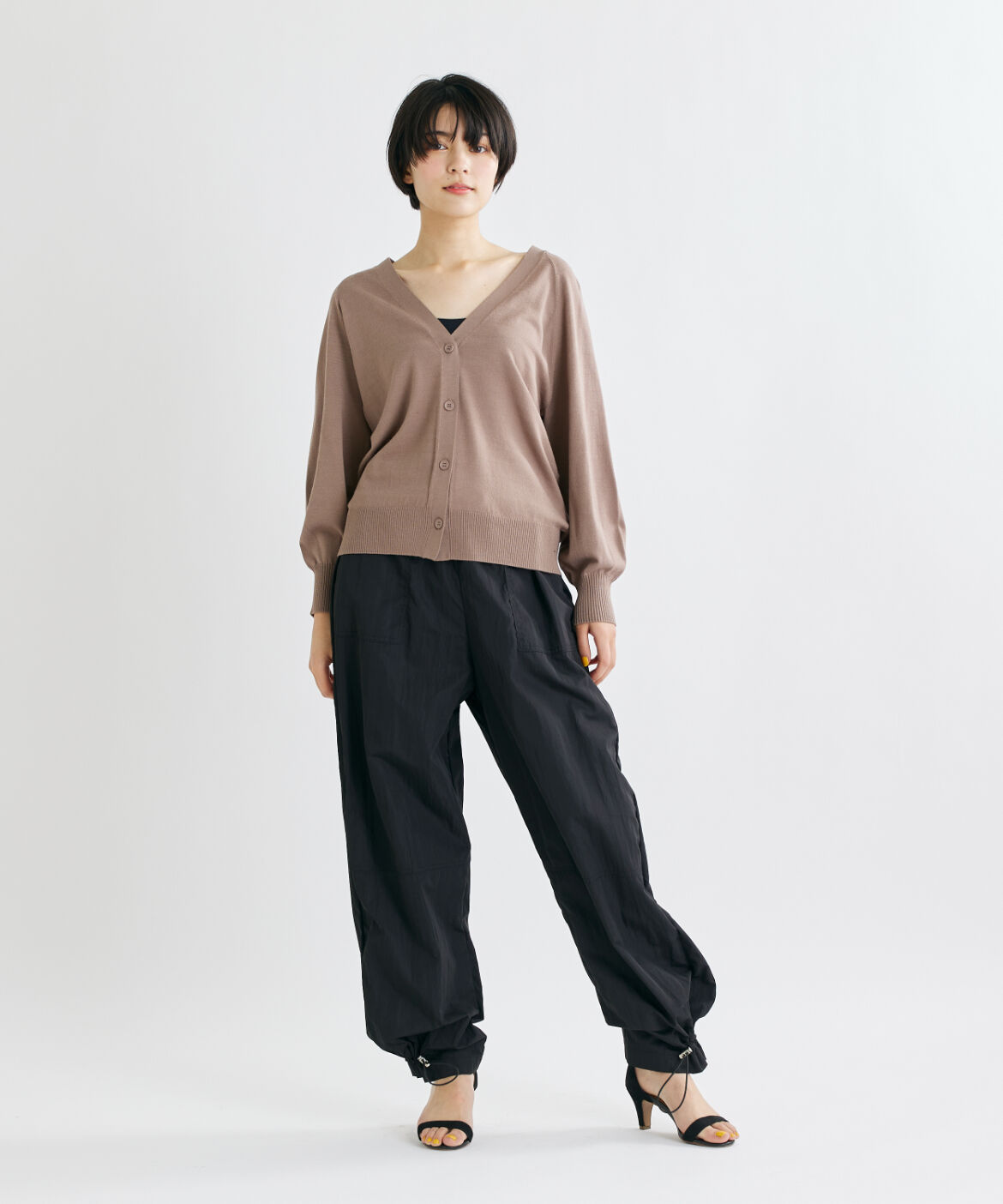 INED「《INED CLARO》ヴィスコースエステルカーディガン」|カーディガン|