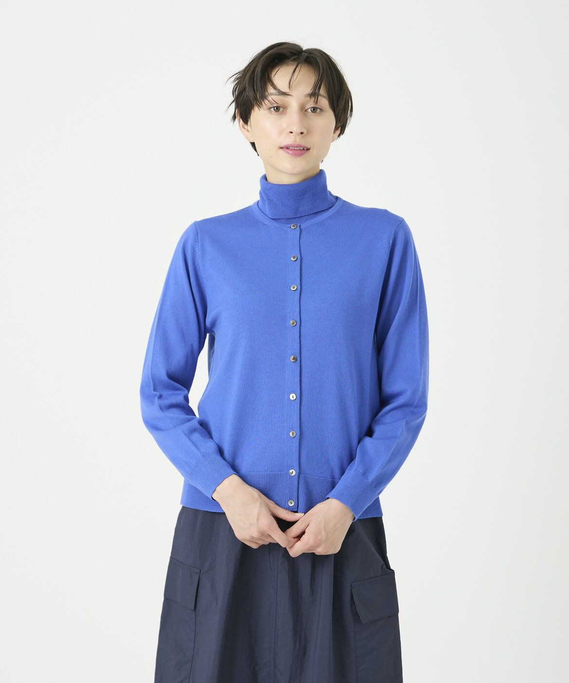 DAY by DAY it&rsquo;s international「ウォッシャブルウールクルーネックカーディガン《HARMONY》」|カーディガン|