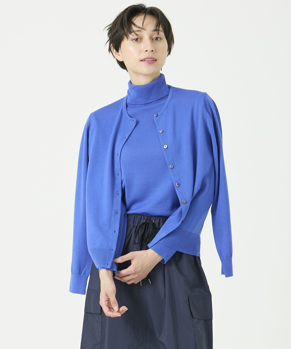 DAY by DAY it&rsquo;s international「ウォッシャブルウールクルーネックカーディガン《HARMONY》」|カーディガン|