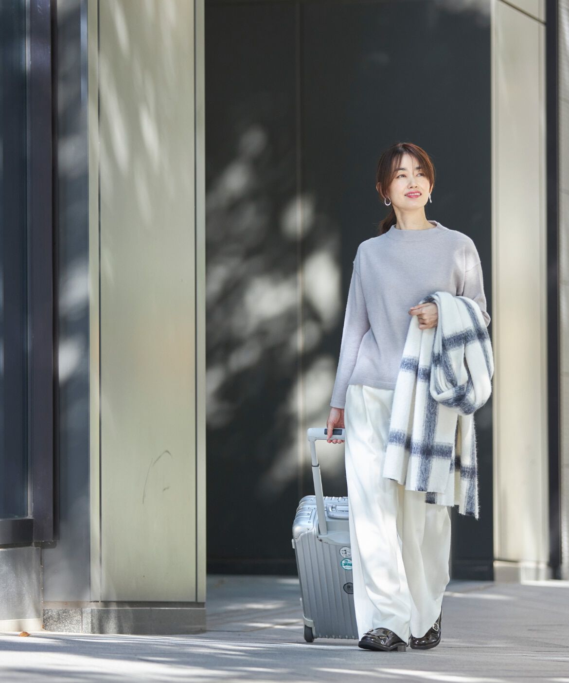 INED「モックネックプルオーバーニット」|ニット・セーター|