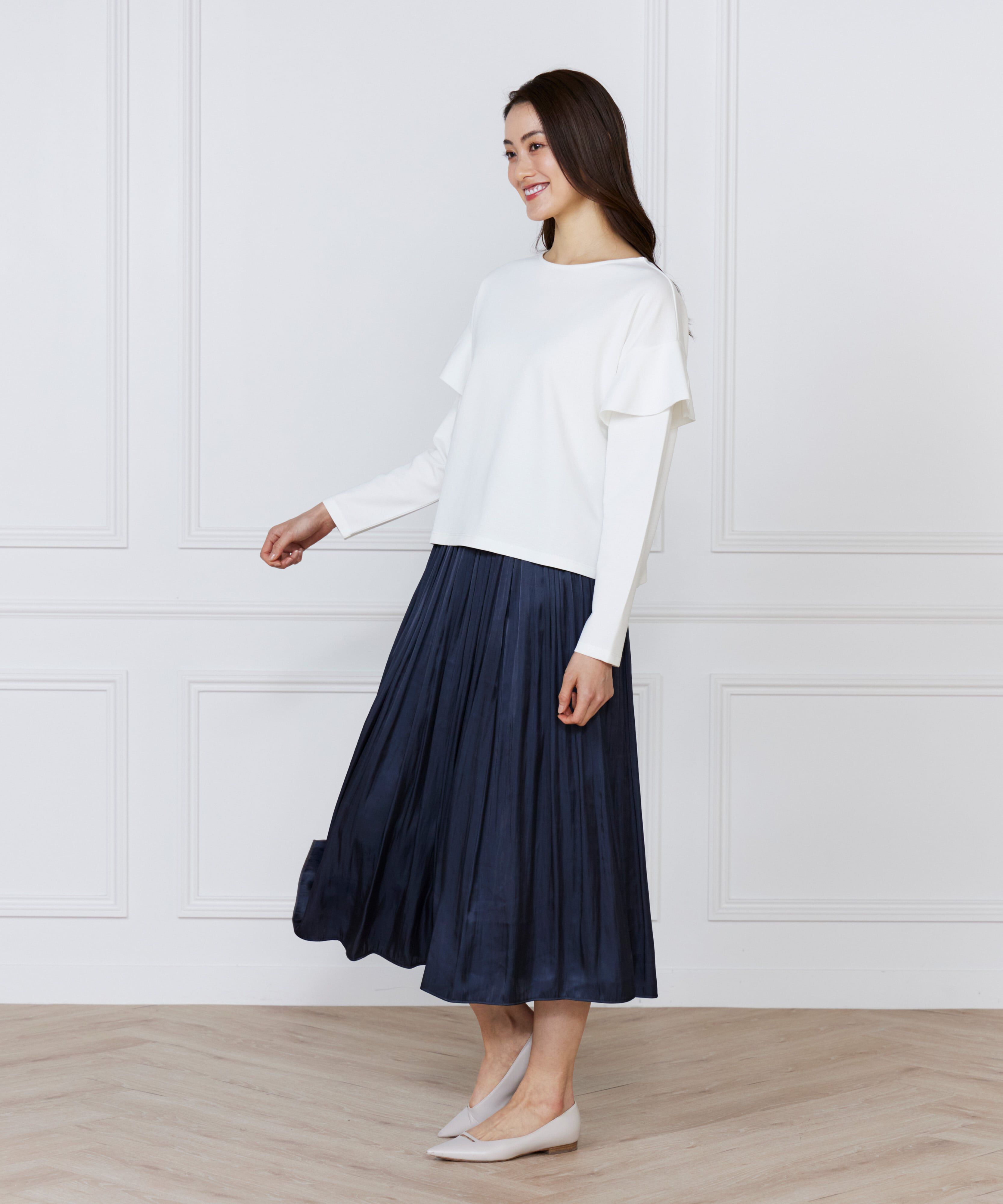 7-IDconcept.「肩フレアプルオーバー」|シャツ・ブラウス|