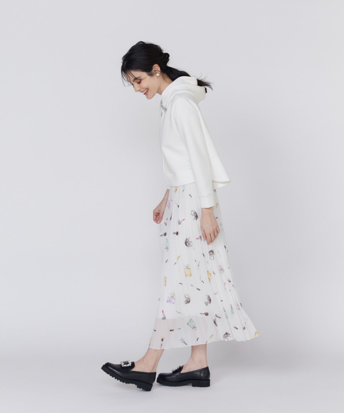 Maglie le cassetto「コスメプリーツスカート《Viscotecs》」|スカート|