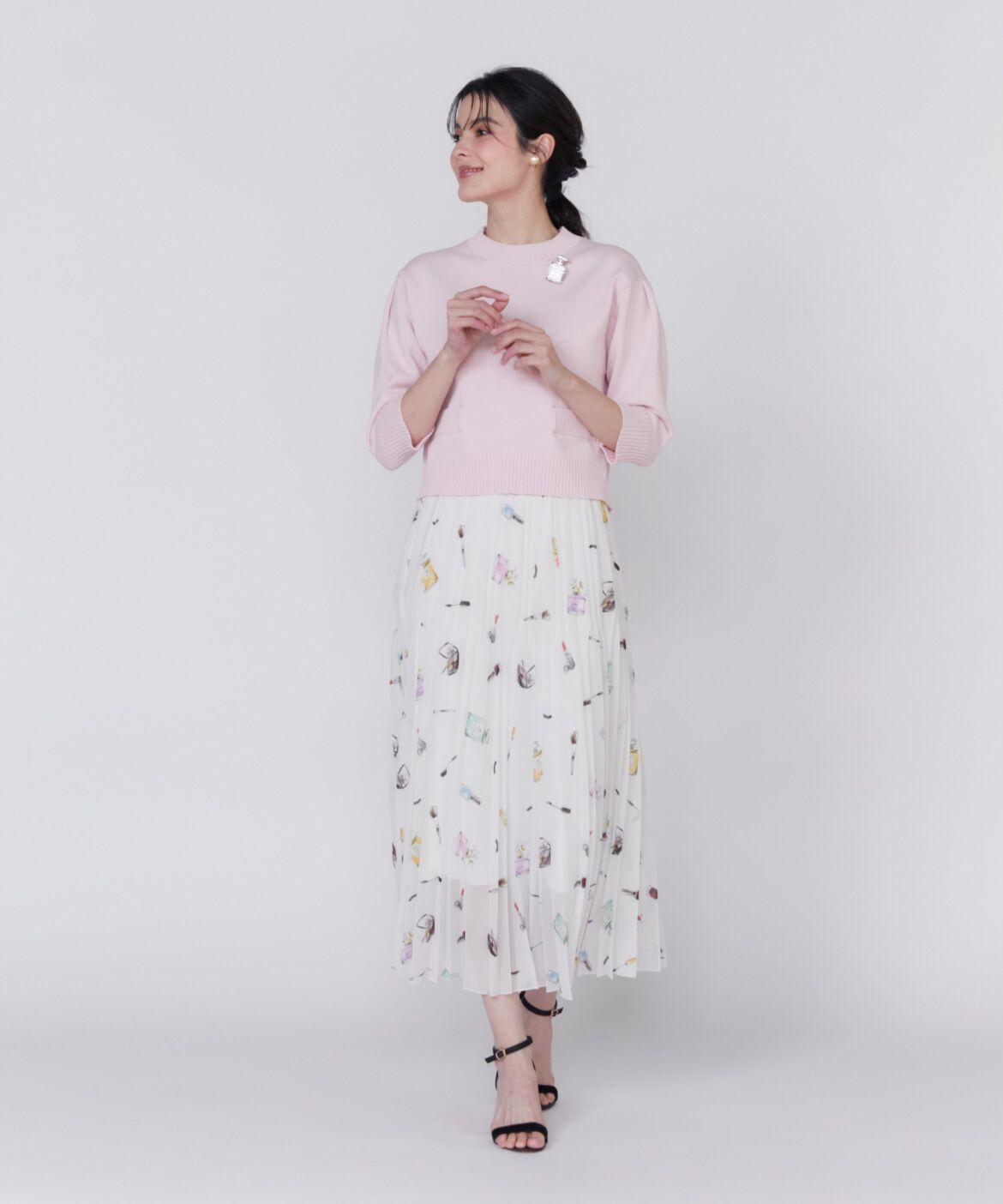 Maglie le cassetto「コスメプリーツスカート《Viscotecs》」|スカート|