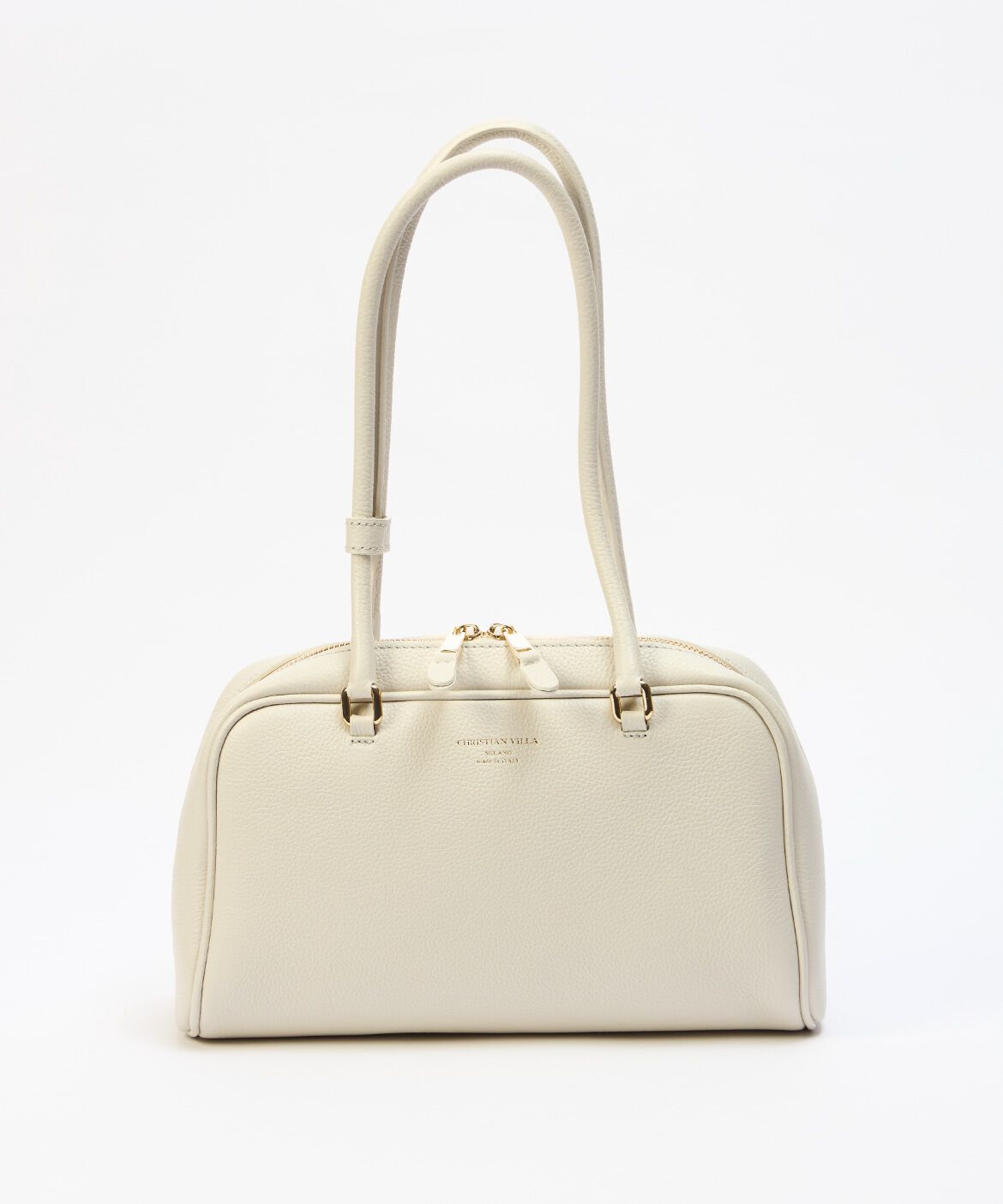 INED「《SUPERIOR CLOSET》レザーショルダーバッグ《CHRISTIAN VILLA》」|ショルダー・メッセンジャー|オフホワイト1