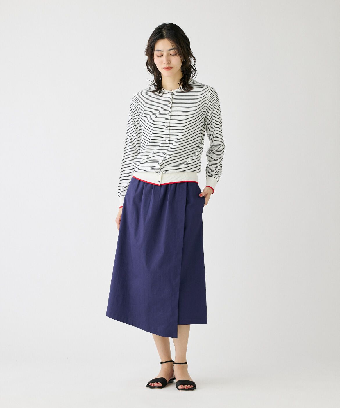 DAY by DAY it&rsquo;s international「ラップデザインスカート」|台形|