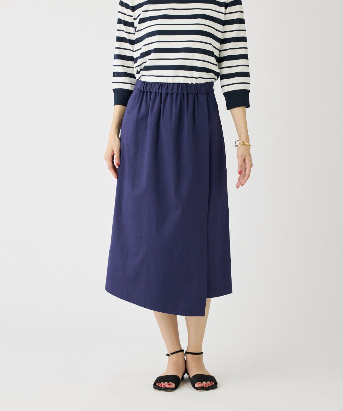 DAY by DAY it&rsquo;s international「ラップデザインスカート」|台形|