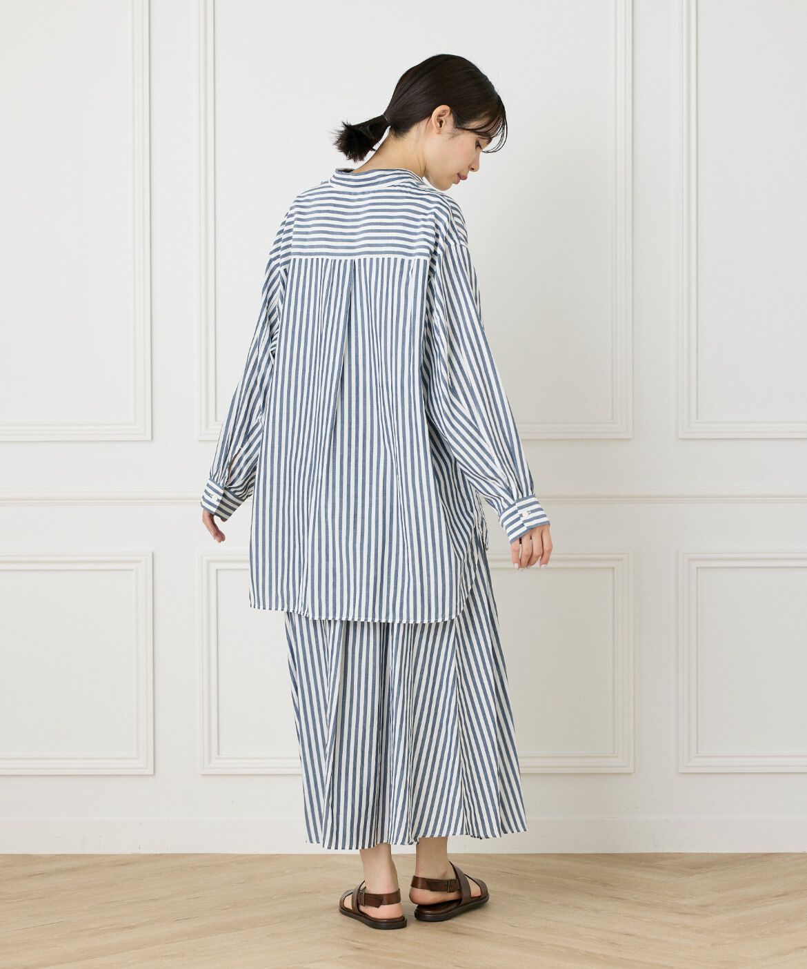 I.T.'S international「ストライプオーバーサイズシャツ」|シャツ・ブラウス|