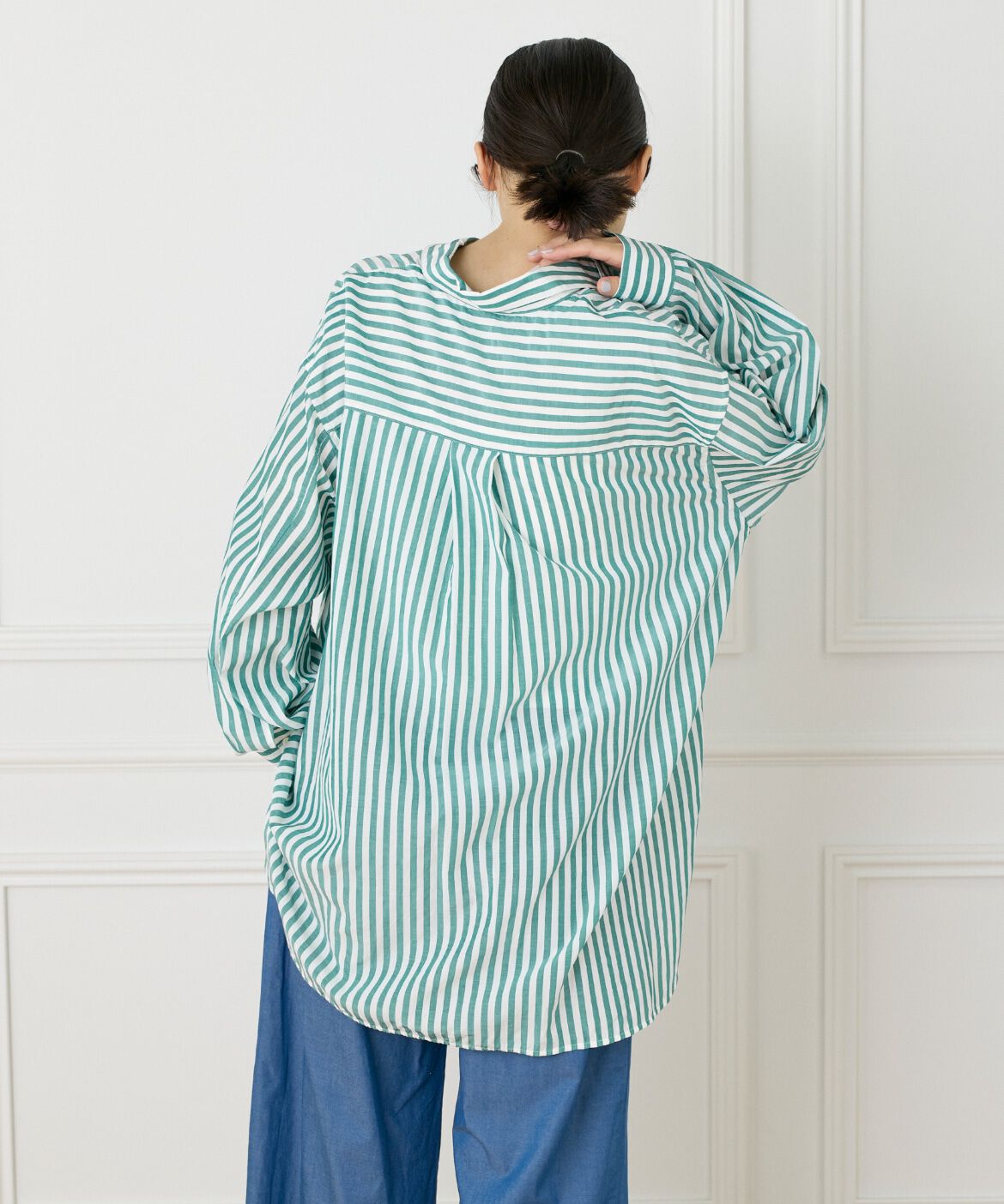 I.T.'S international「ストライプオーバーサイズシャツ」|シャツ・ブラウス|