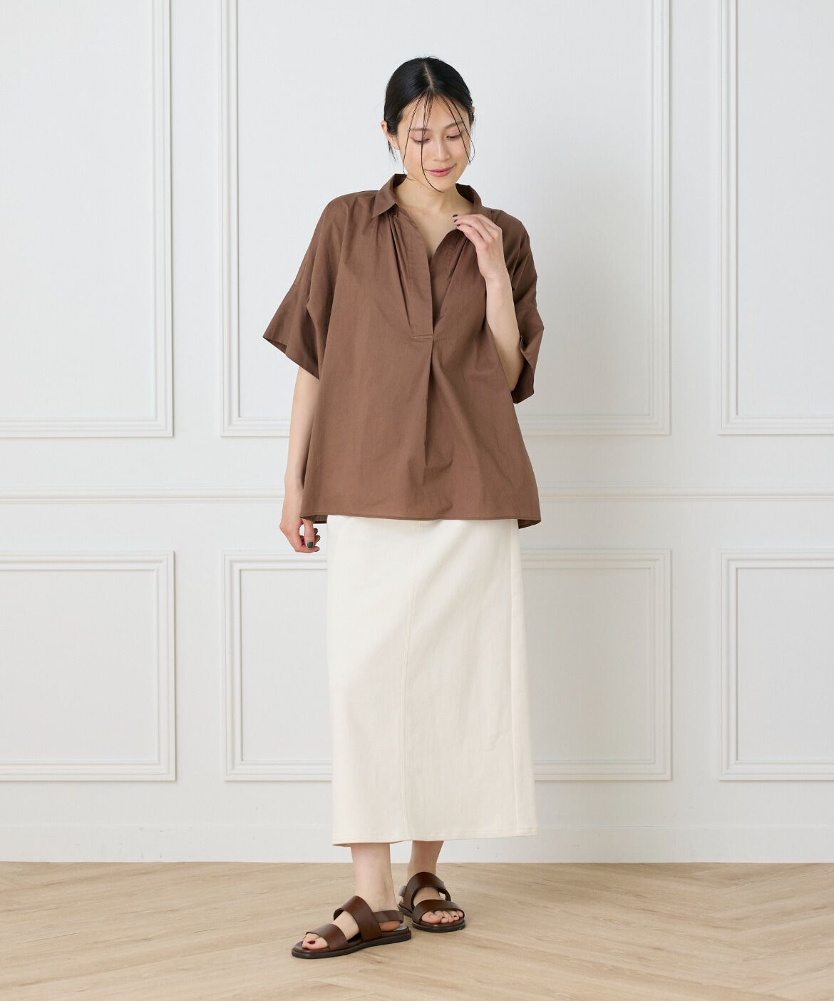 DAY by DAY it&rsquo;s international「オーバーサイズスキッパーシャツ」|シャツ・ブラウス|