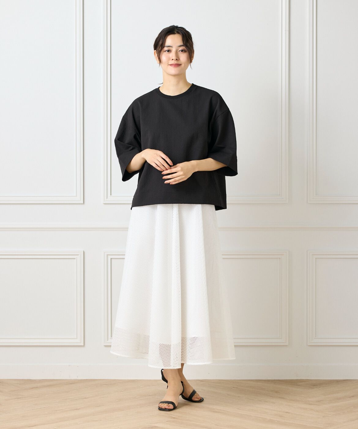 DAY by DAY it&rsquo;s international「バックタックＴブラウス《グランサッカー》」|シャツ・ブラウス|