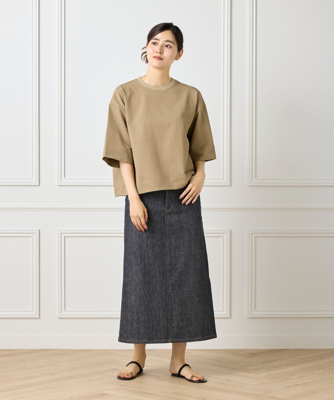 DAY by DAY it&rsquo;s international「バックタックＴブラウス《グランサッカー》」|シャツ・ブラウス|