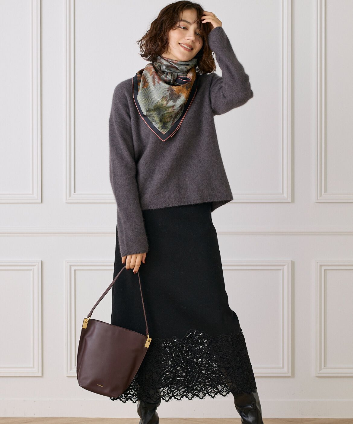 FAVORITE SUKINAMONO「RACCOLTO バケツハンドバッグ《ORSETTO》」|ハンドバッグ|