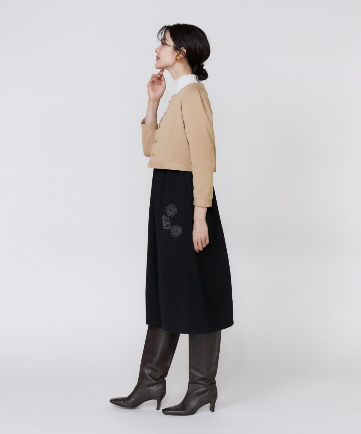 Maglie le cassetto「《M Maglie le cassetto》くるみ釦ニットカーディガン」|カーディガン|