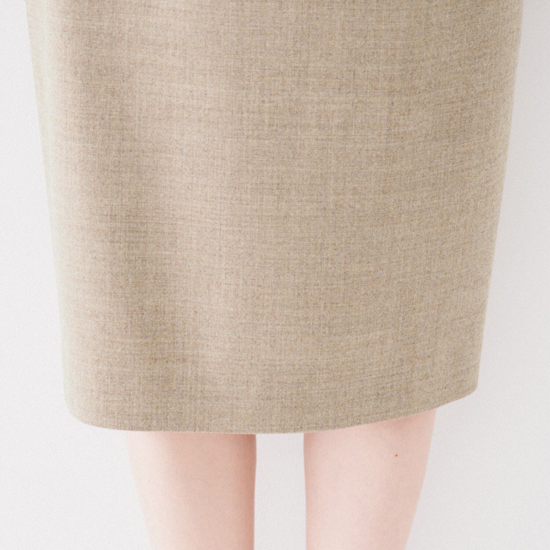 UNTITLED「【日本製/通勤スーツ】ウーステッドフラノ タイトスカート」|スカート|