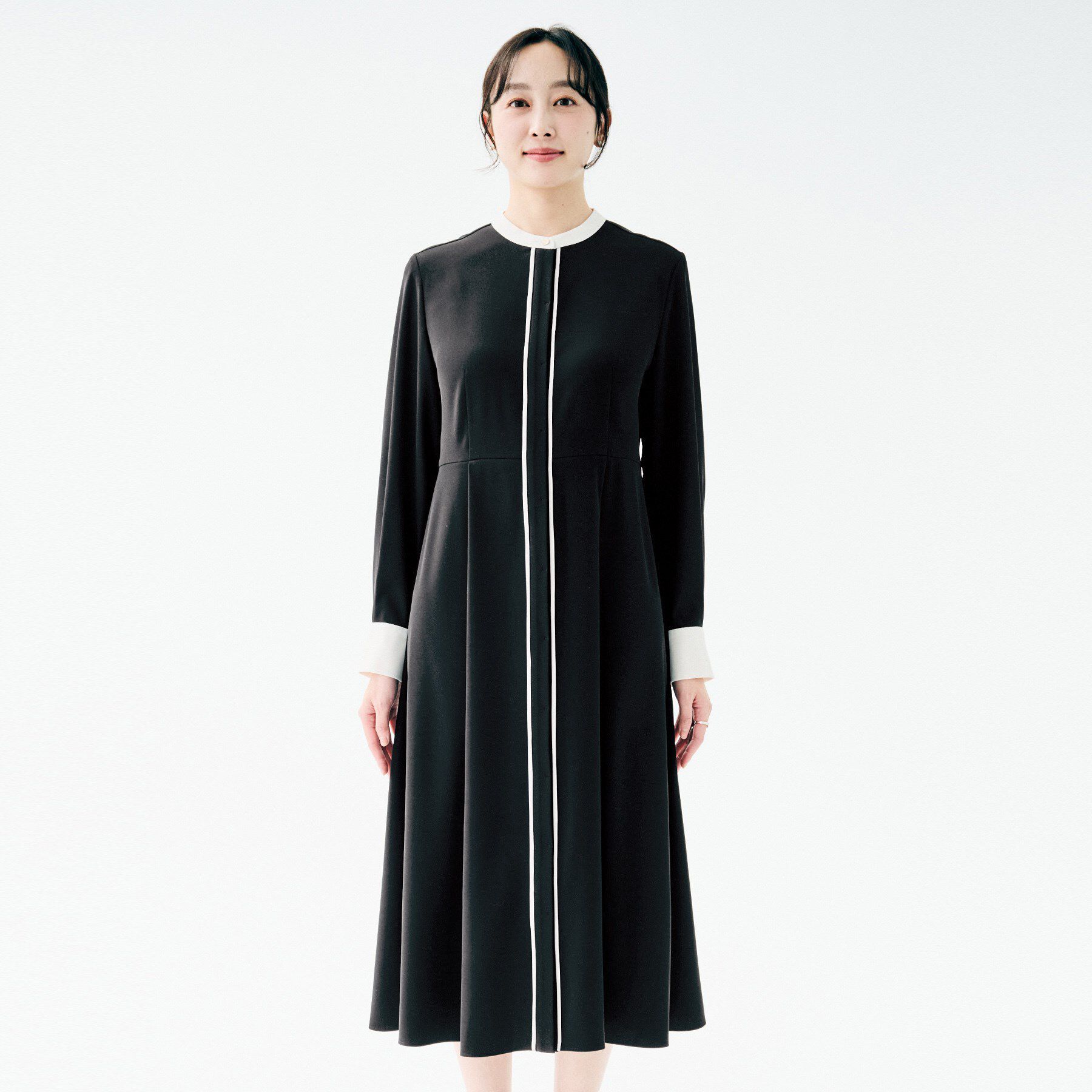 UNTITLED「バイカラー ワンピース」|ワンピース|