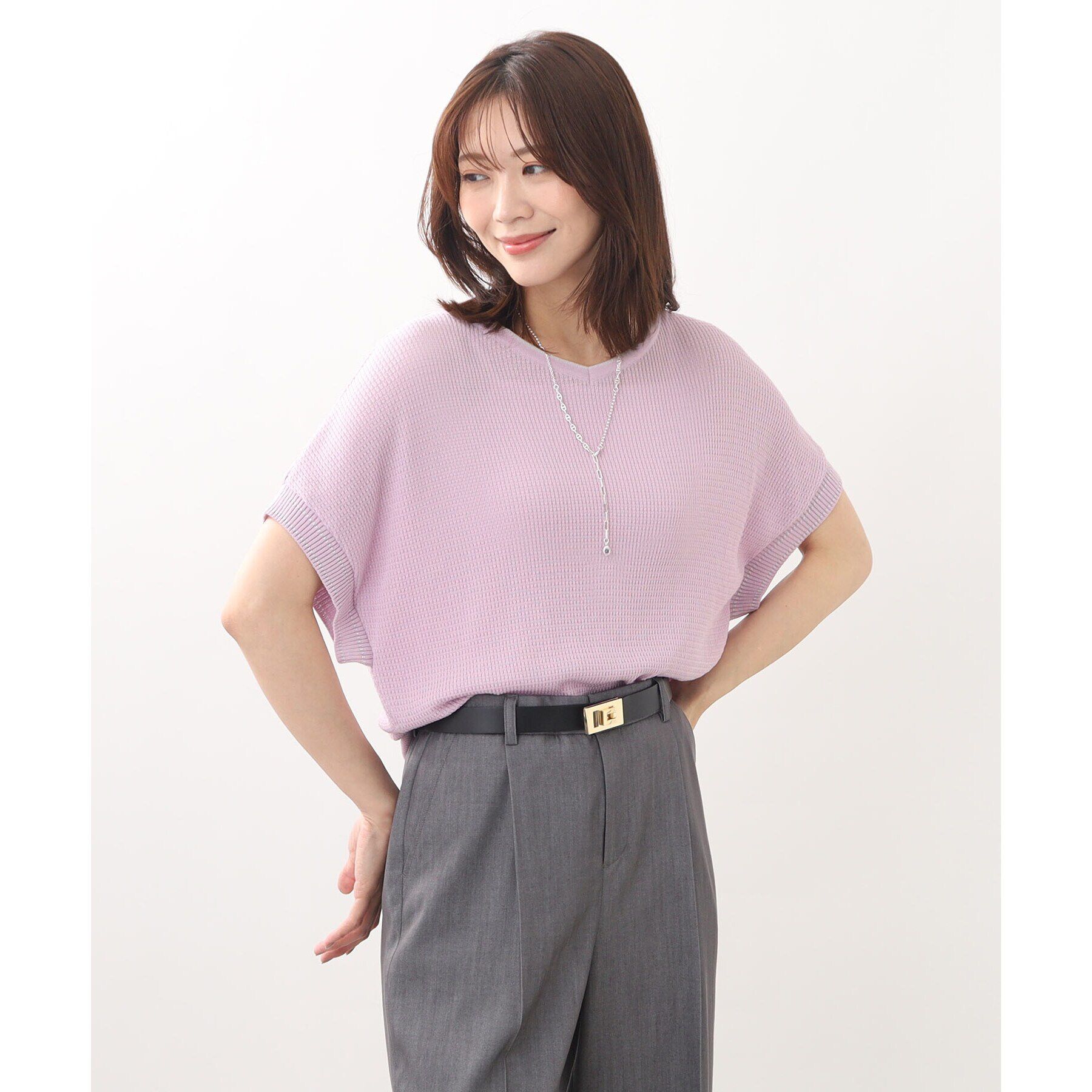 Reflect「【バックル長さ調節可】金具デザインベルト」|ベルト|