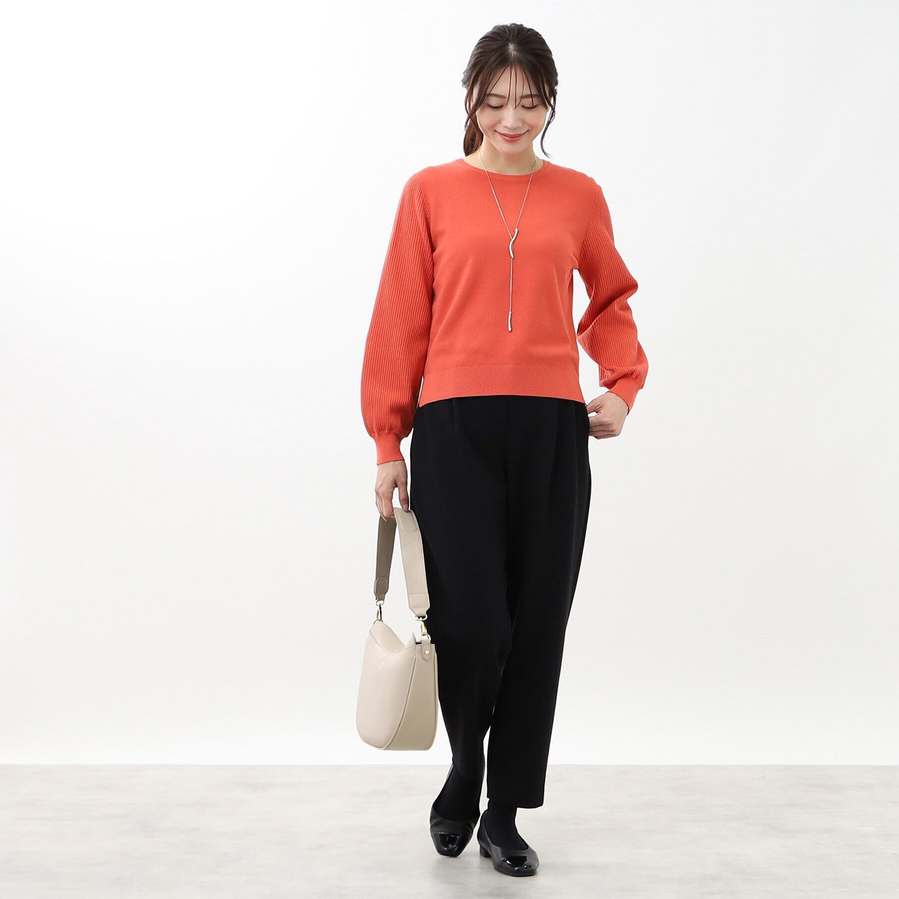 Reflect「【マシンウォッシュ可】パフスリーブニット」|ニット・セーター|