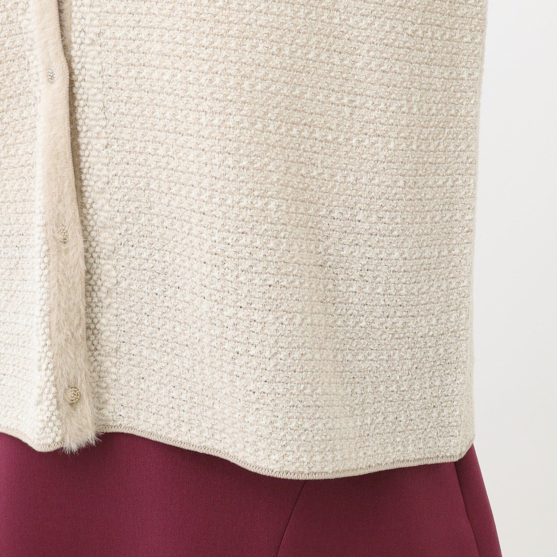 Reflect「ツイード風カーディガンジャケット」|カーディガン|