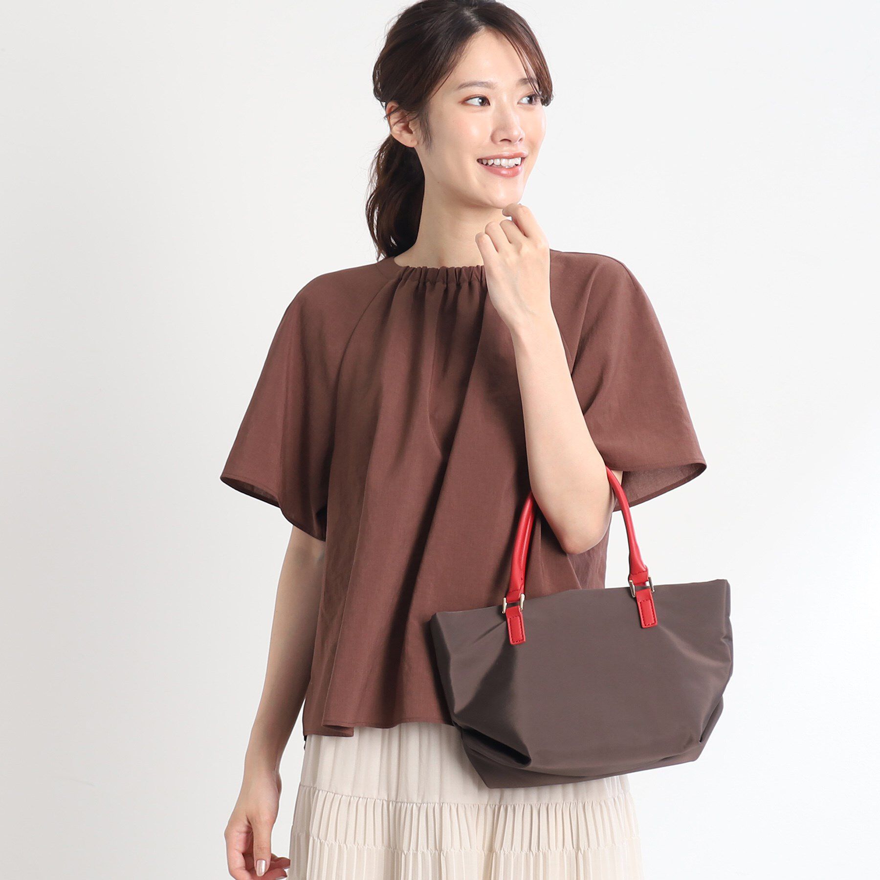 Reflect「バイカラーハンドルミニトートバッグ」|トートバッグ|