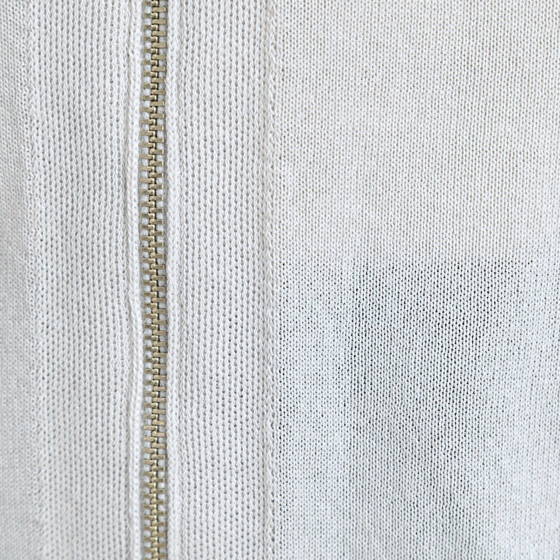 Reflect「【手洗い可】ジップアップニットカーディガン」|カーディガン|