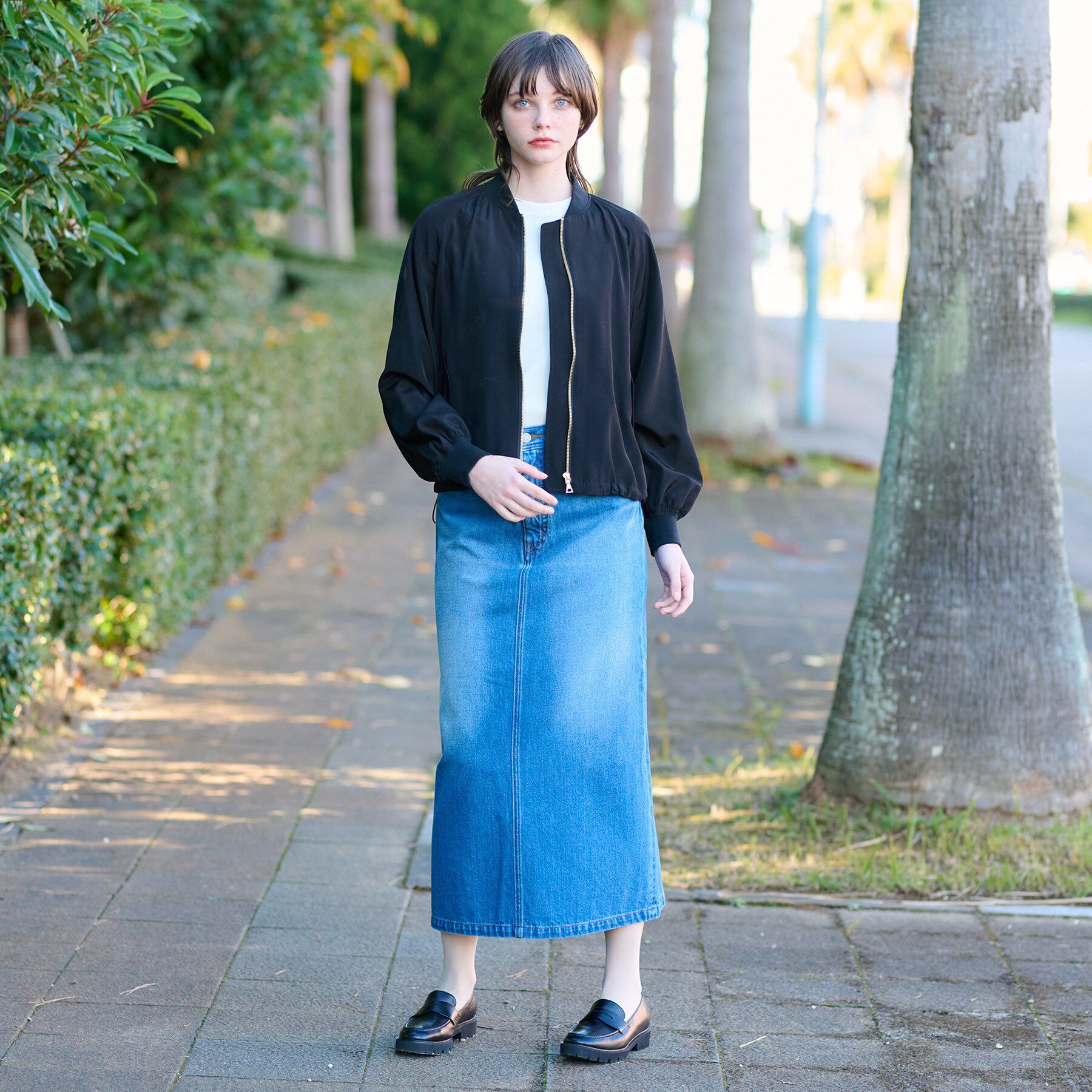 DRESSTERIOR「【サステナブル】2WAYシルエットMA1」|ブルゾン・スタジャン|