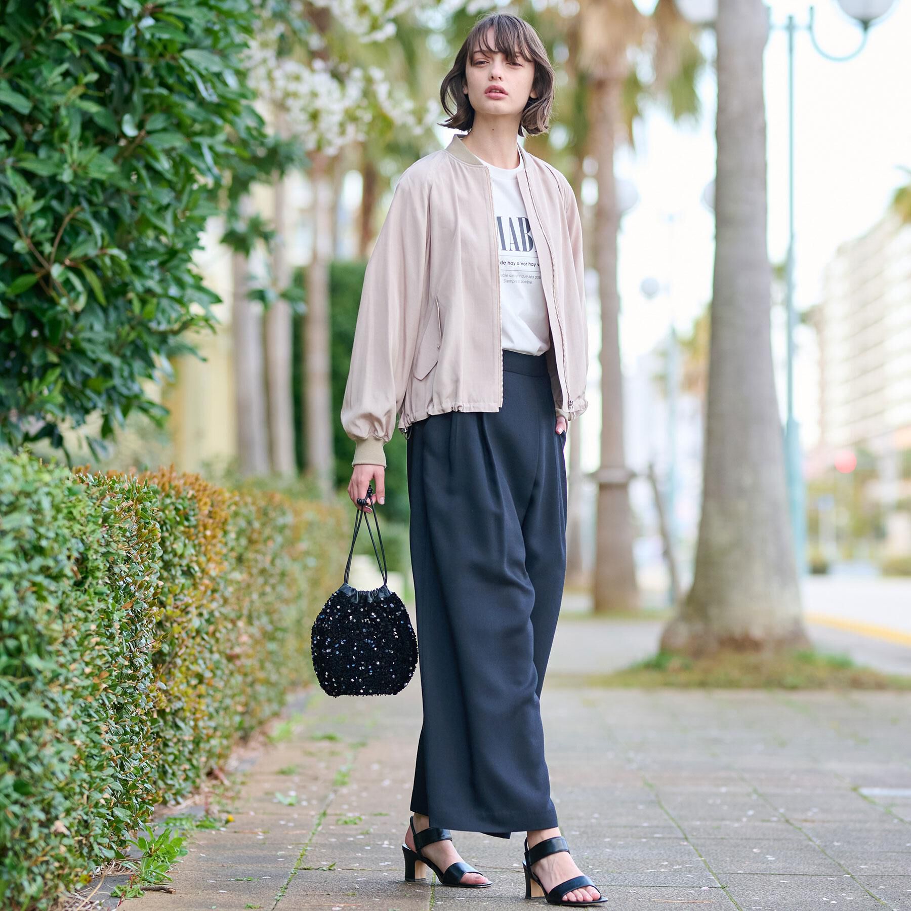 DRESSTERIOR「【サステナブル】2WAYシルエットMA1」|ブルゾン・スタジャン|