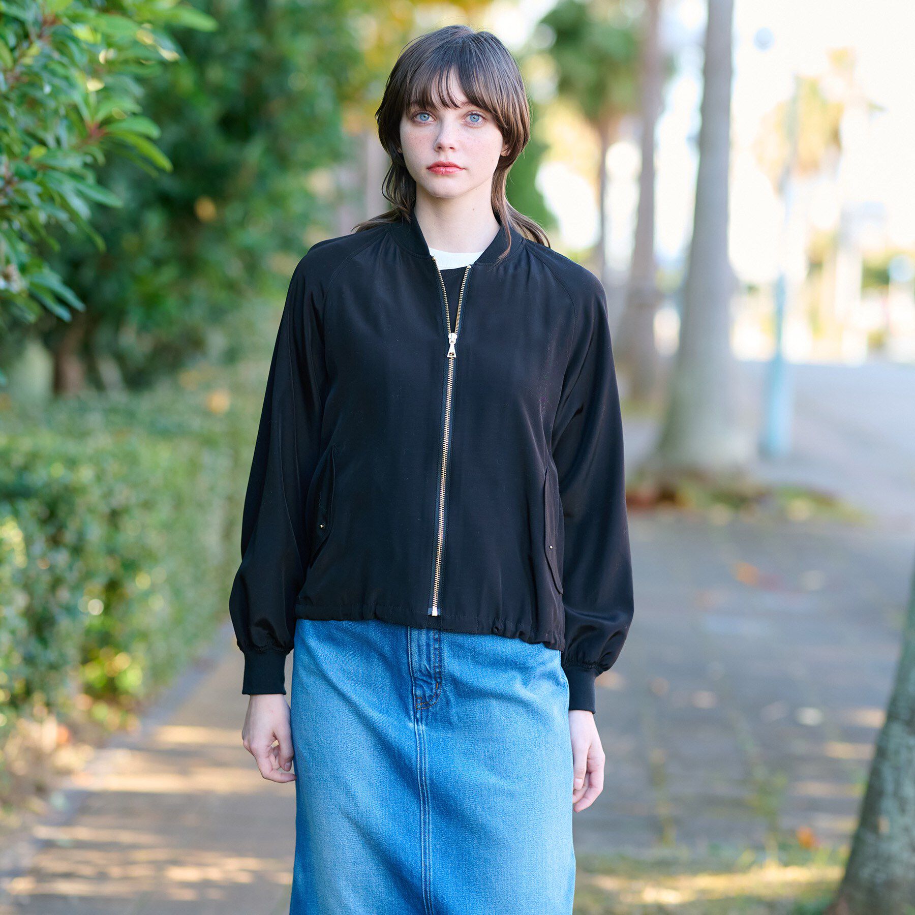 DRESSTERIOR「【サステナブル】2WAYシルエットMA1」|ブルゾン・スタジャン|