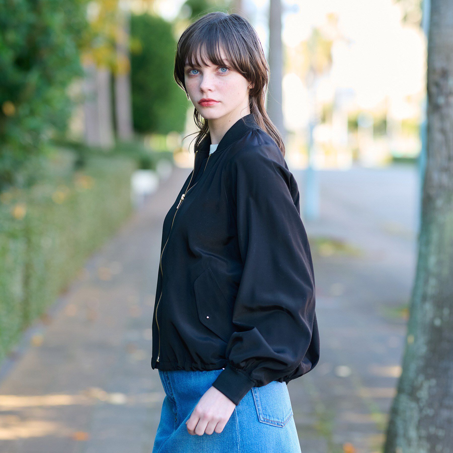 DRESSTERIOR「【サステナブル】2WAYシルエットMA1」|ブルゾン・スタジャン|