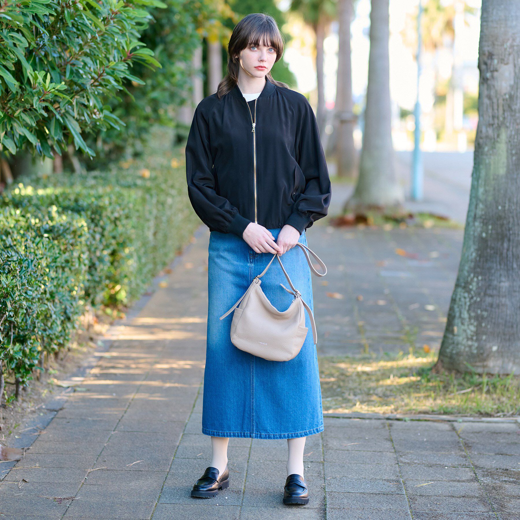 DRESSTERIOR「【サステナブル】2WAYシルエットMA1」|ブルゾン・スタジャン|