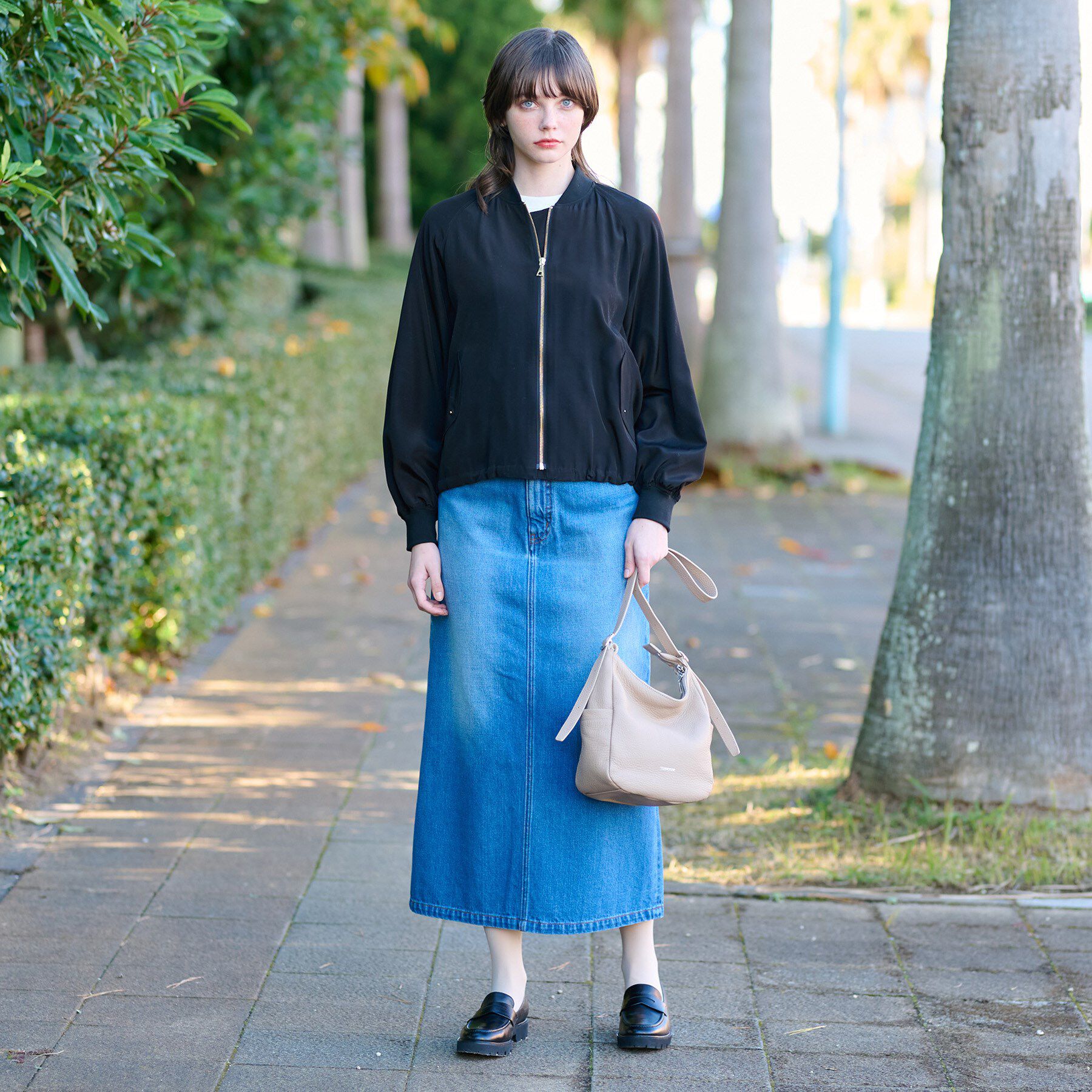 DRESSTERIOR「【サステナブル】2WAYシルエットMA1」|ブルゾン・スタジャン|