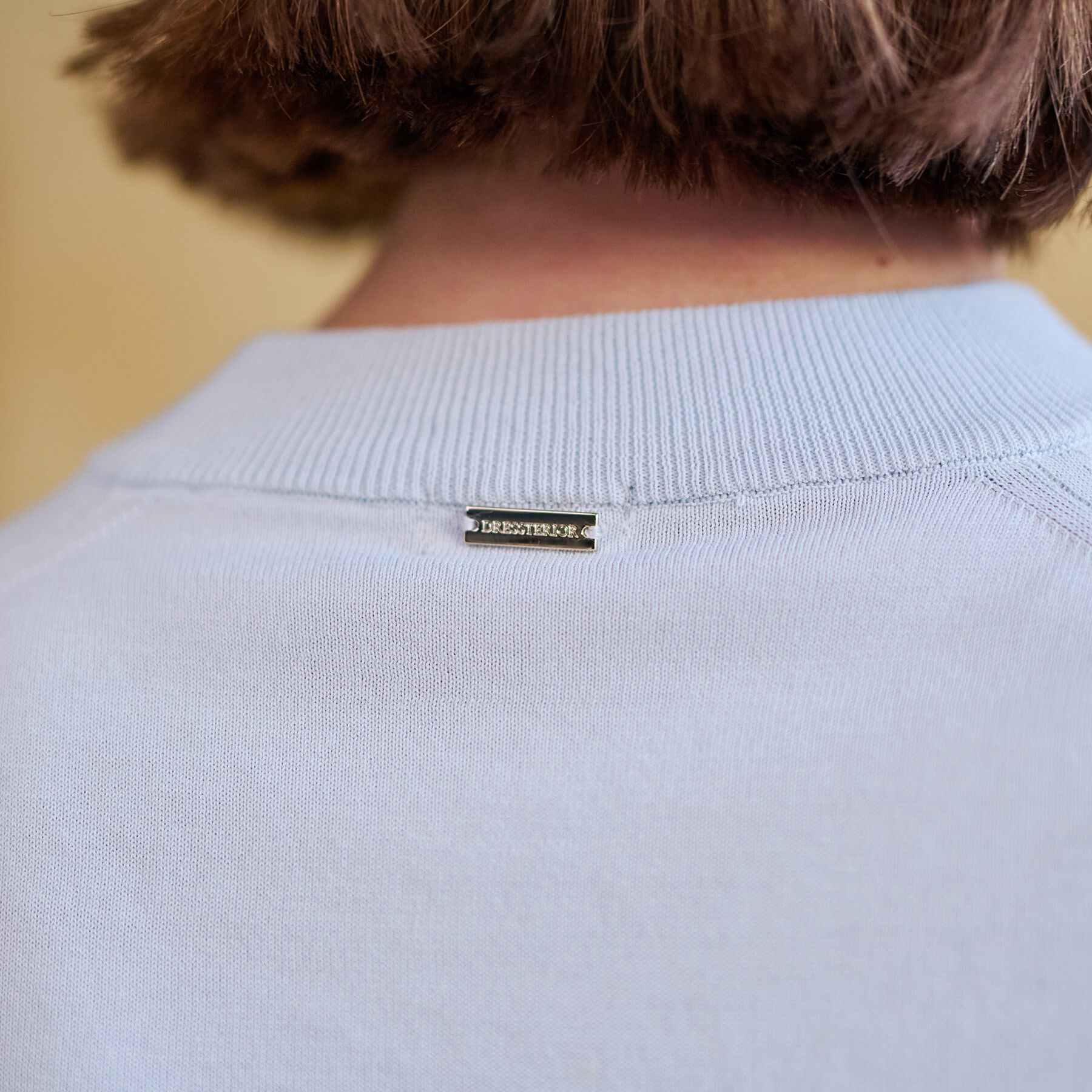 DRESSTERIOR「【定番/洗える】コットンシルク混ハーフスリーブ」|ニット・セーター|