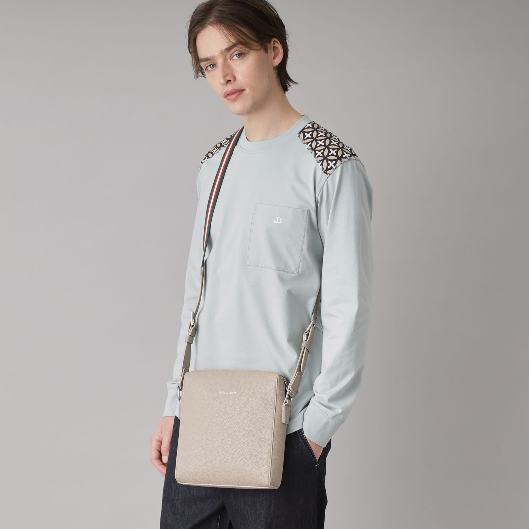 DRESSTERIOR「【接触冷感/UVカット】BACK BREEZE TECH ロングTシャツ」|Tシャツ・カットソー|