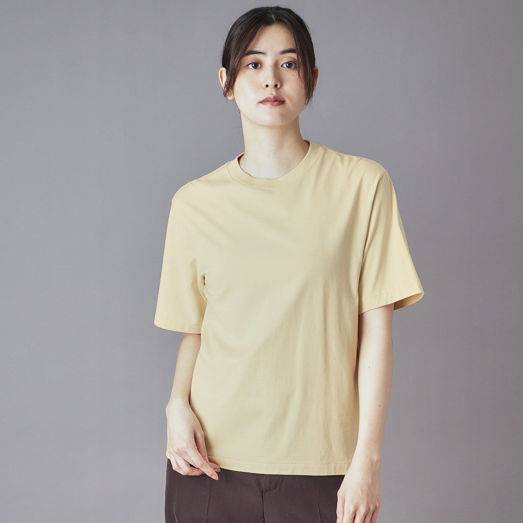 DRESSTERIOR「◆AURALEE（オーラリー）HIGH TWIST COTTON JERSEY Tシャツ」|Tシャツ・カットソー|