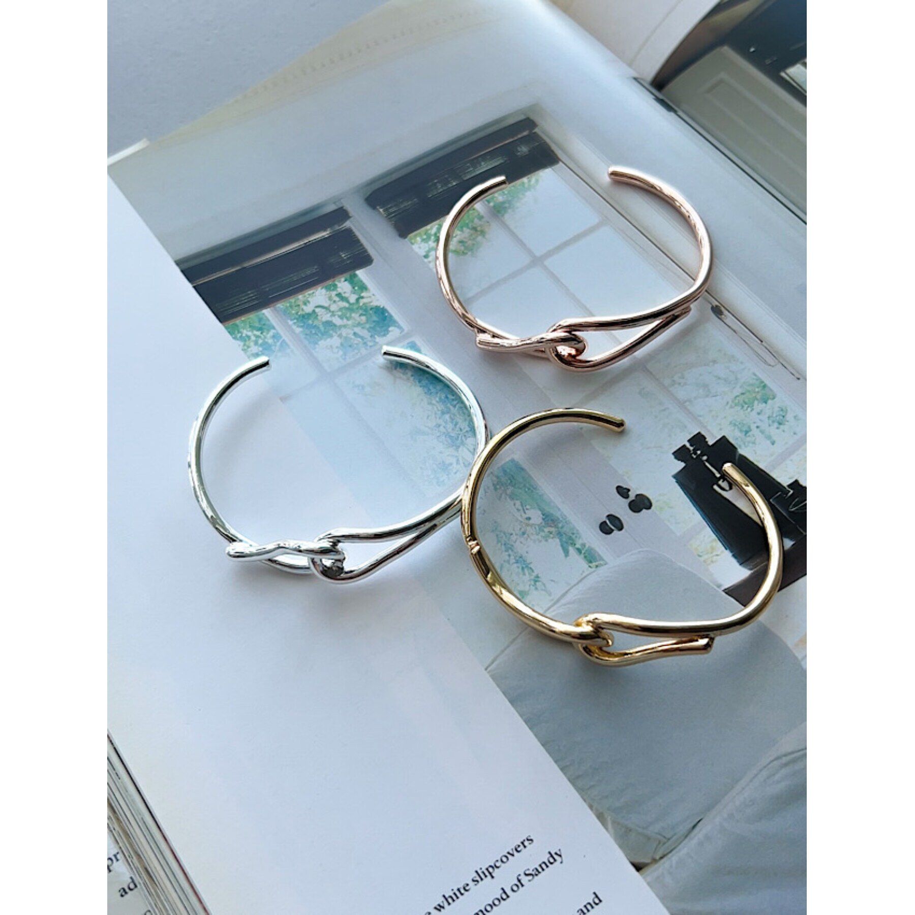 grove「メタルノットバングル」|ブレスレット・バングル|