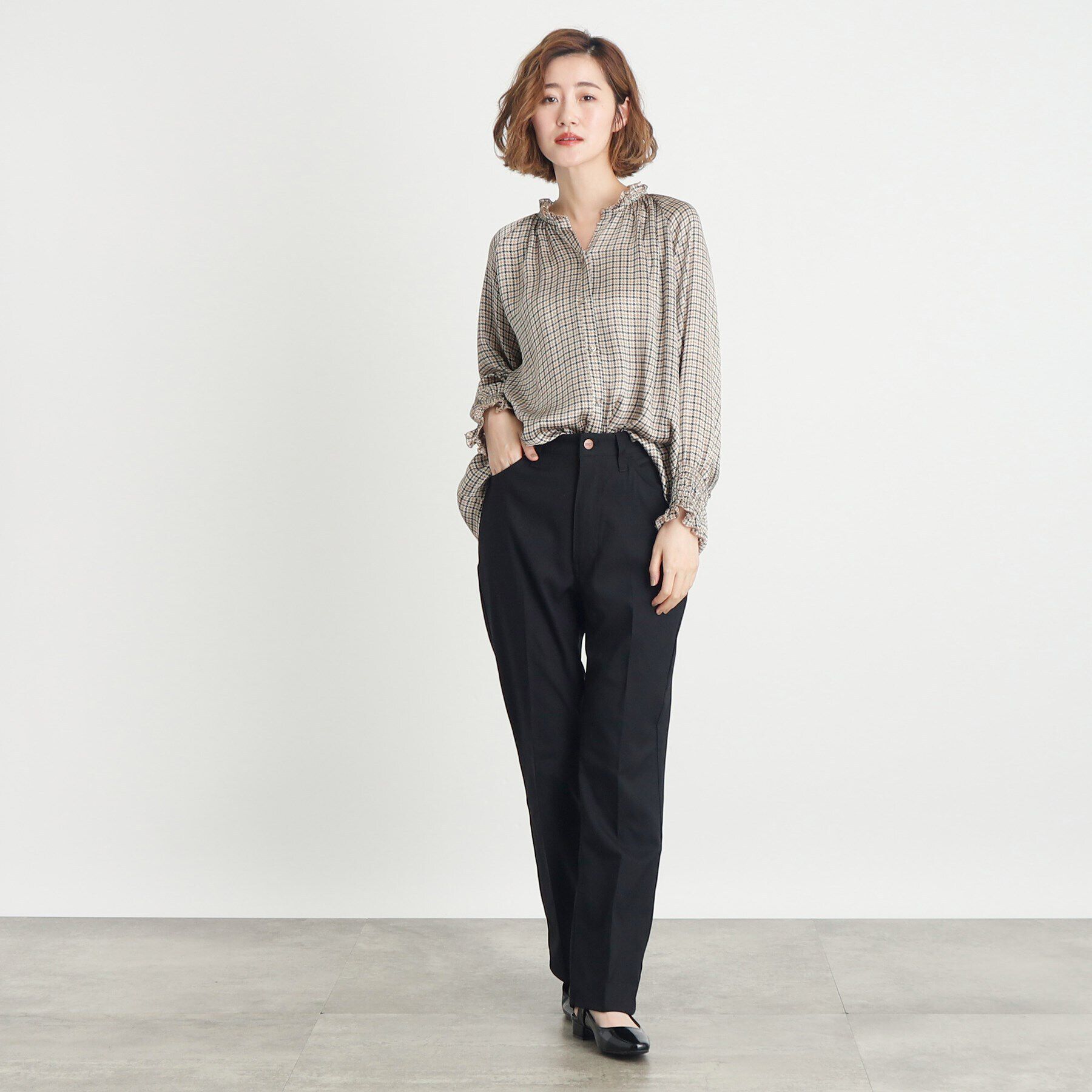 grove「シャーリングボリュームブラウス」|シャツ・ブラウス|