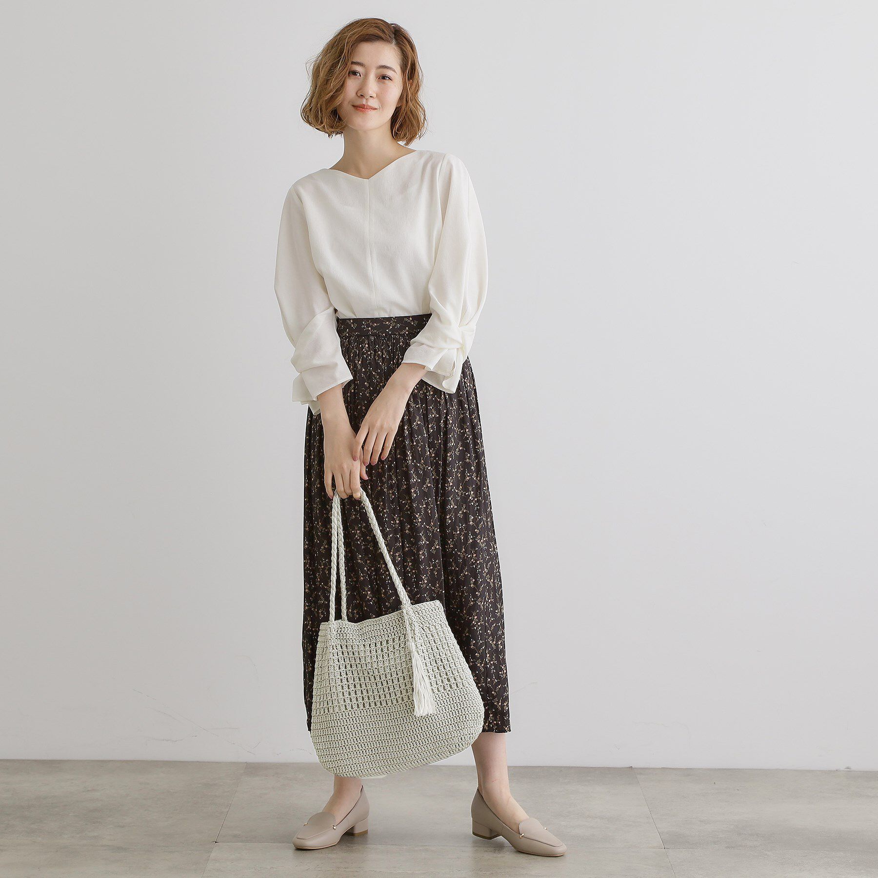 grove「タッセルレーヨントート」|トートバッグ|