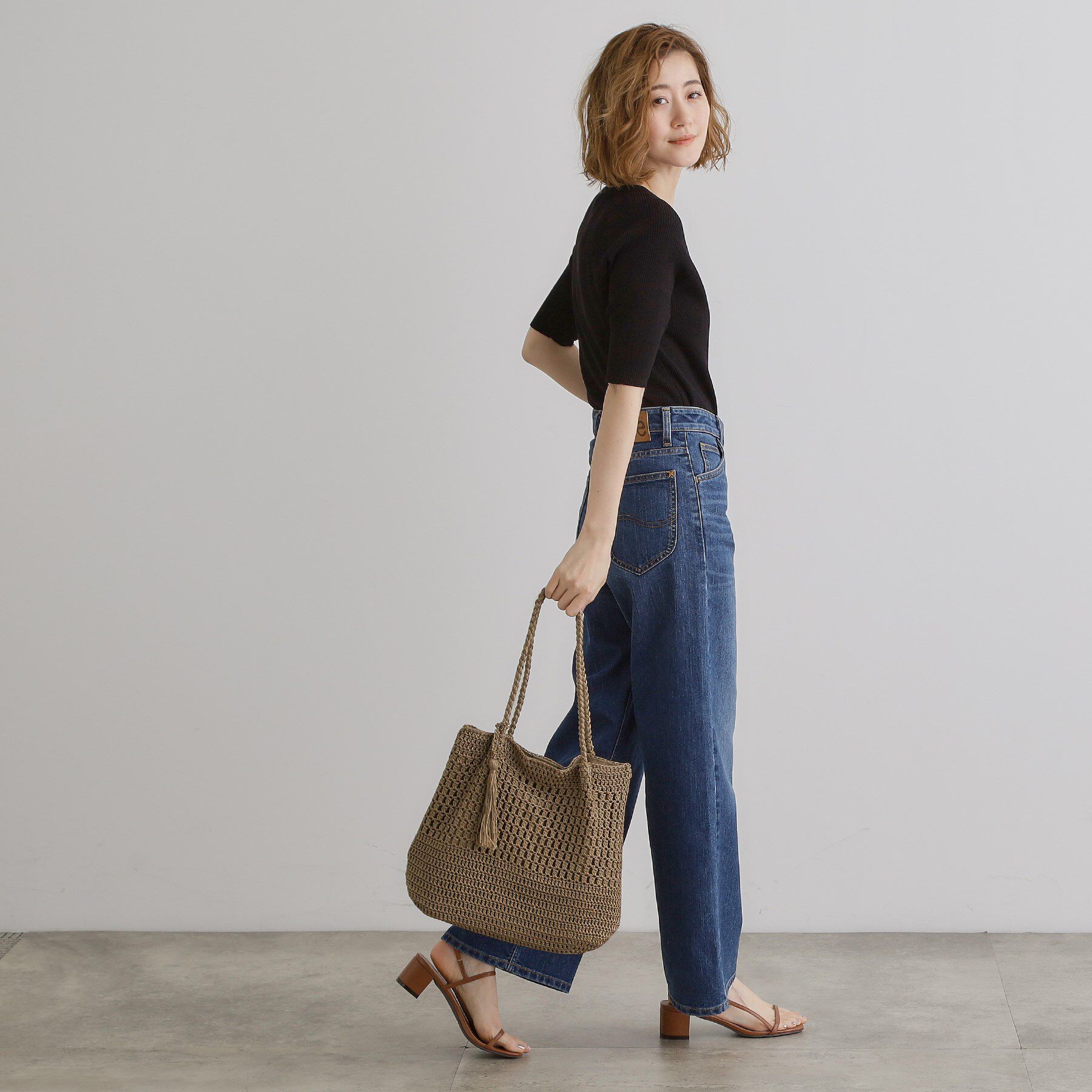 grove「タッセルレーヨントート」|トートバッグ|