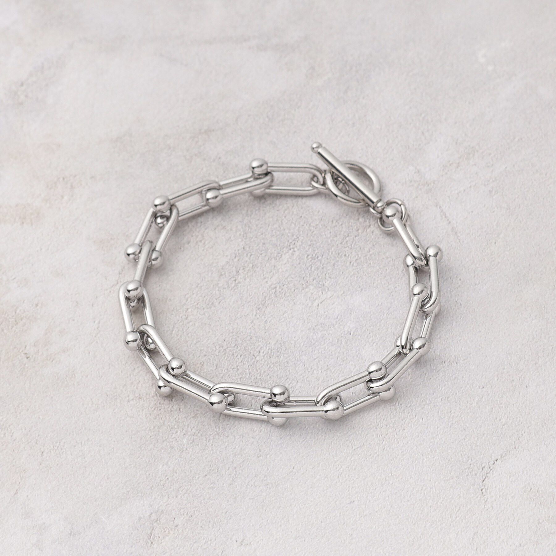 grove「【ステンレス】マンテルチェーンブレスレット」|ブレスレット・バングル|