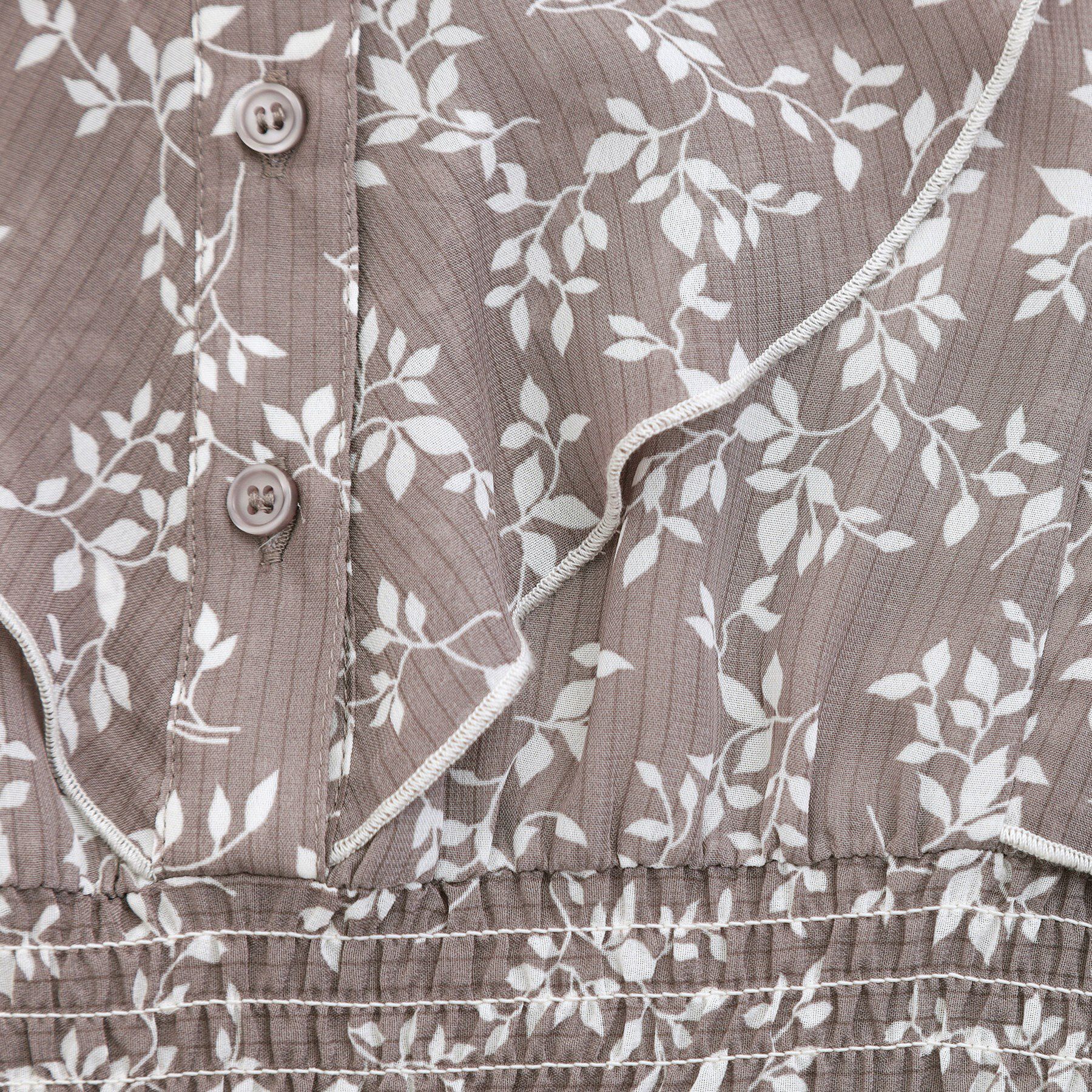 grove「夏の主役シフォンプリントプリーツワンピース」|ワンピース|