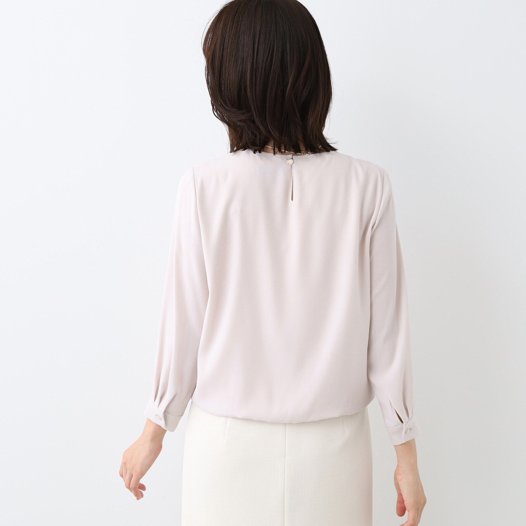 INDIVI「【洗える／UVケア】ピンタックブラウス」|シャツ・ブラウス|