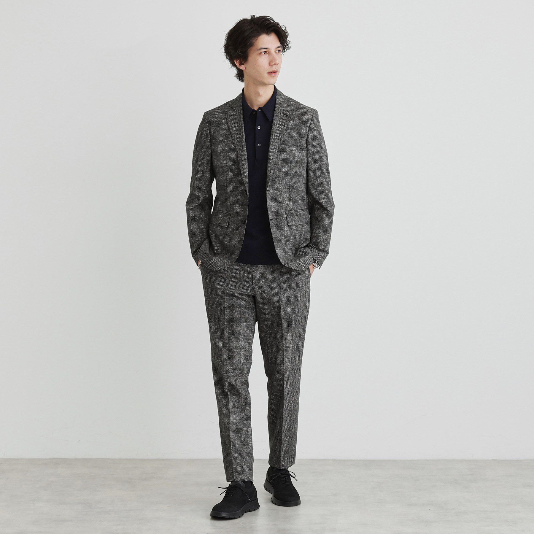 TAKEO KIKUCHI「【抗菌防臭】COOL DOTS（R）ドビープリント ジャケット」|テーラードジャケット|