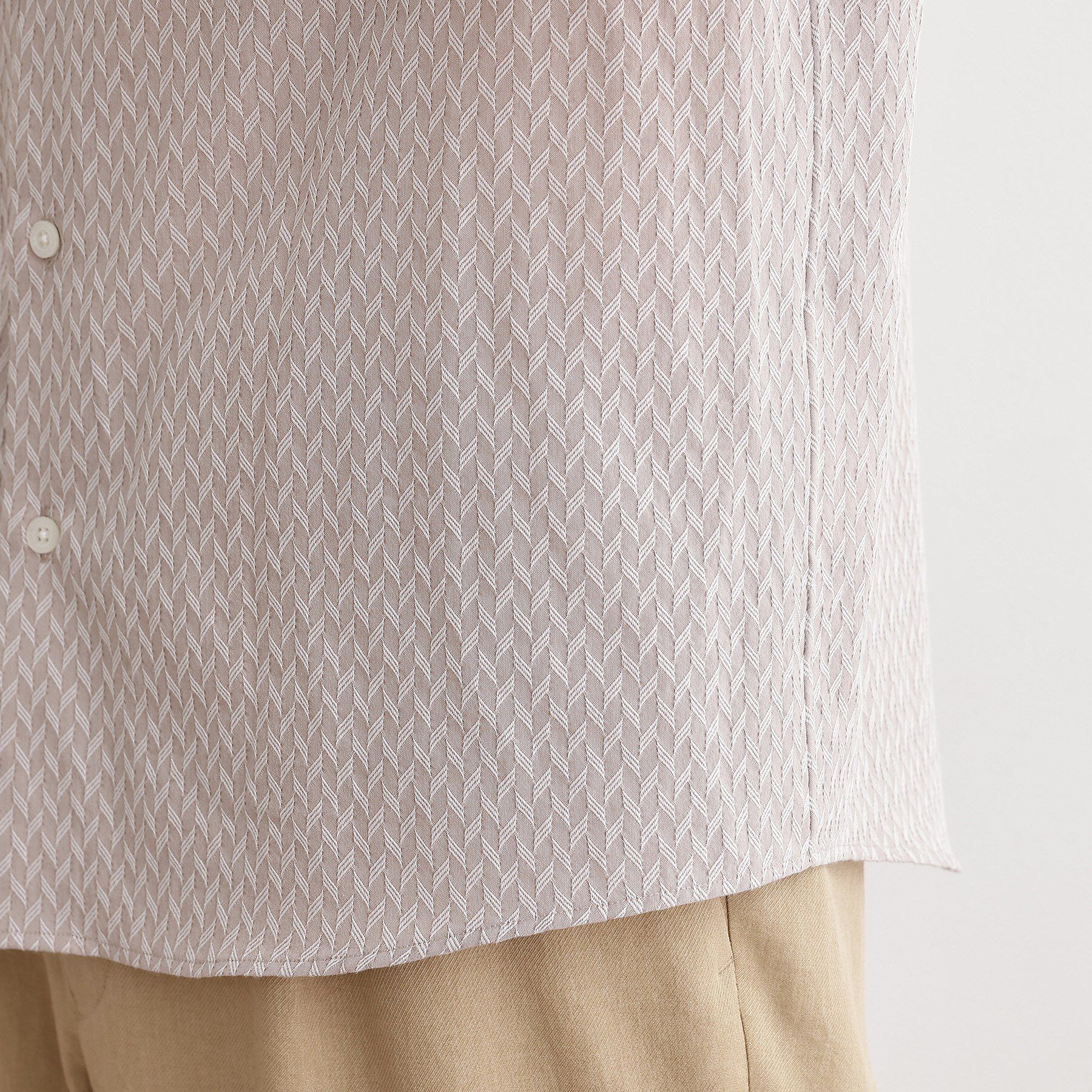 TAKEO KIKUCHI「【播州織り】ドビーストレッチシャツ」|シャツ・ブラウス|