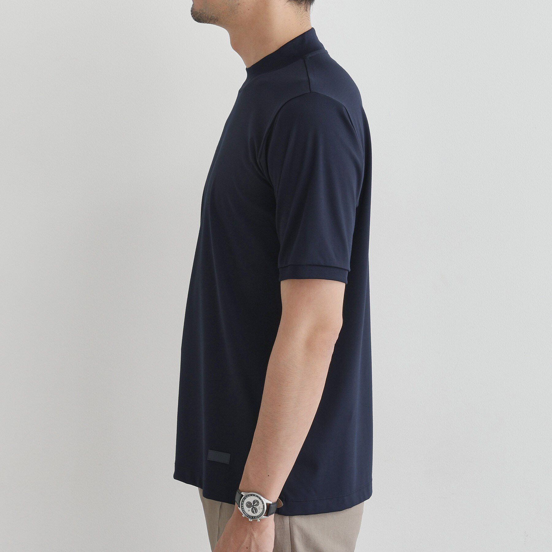 TAKEO KIKUCHI「【COOL CITY WEAR】モックネック プルオーバー /接触冷感」|Tシャツ・カットソー|