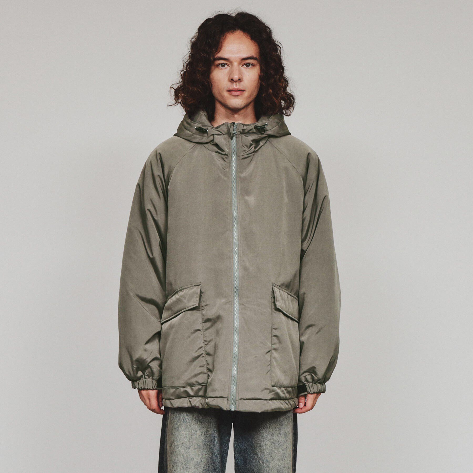 tk.TAKEO KIKUCHI「【マシンウォッシャブル】REPREVEフード中綿ブルゾン」|ブルゾン・スタジャン|